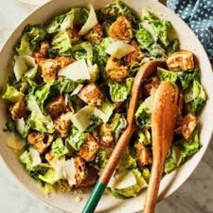 Celery and Radish Caesar Salad