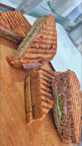 Wheat and Turkey Cheese Sandwiches